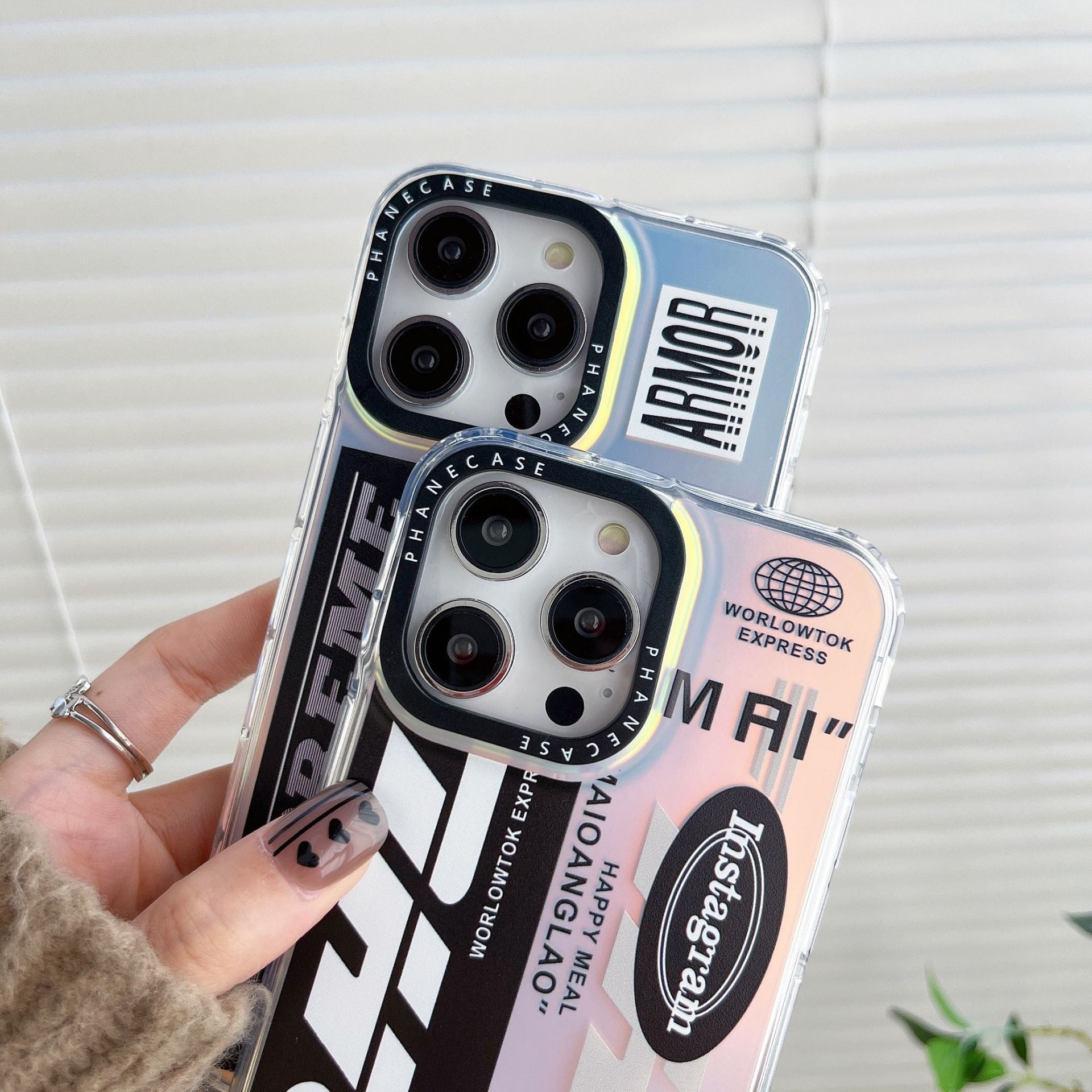 Tags Trend Holographic iphone Case