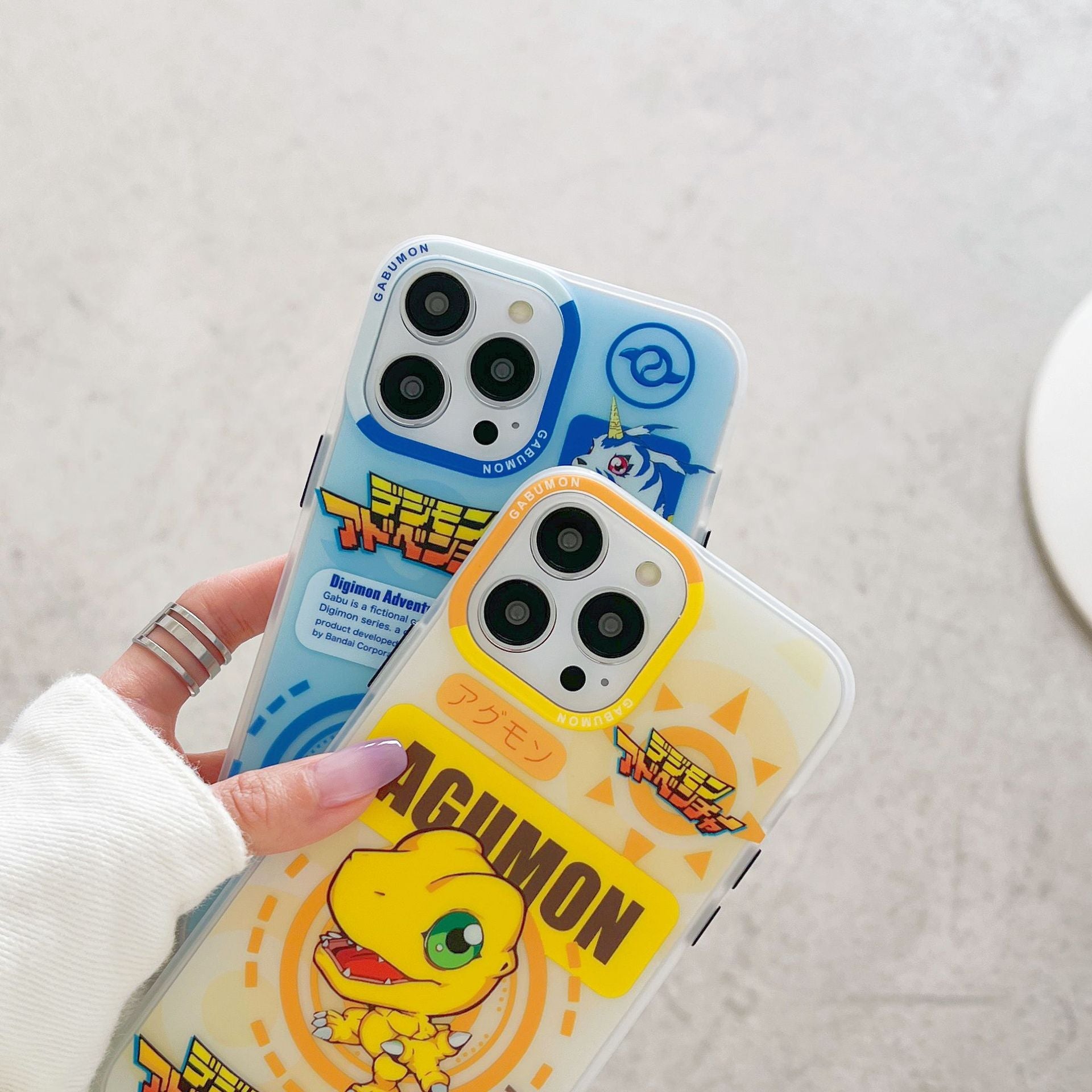 Agumon × Gabumon iphone Case
